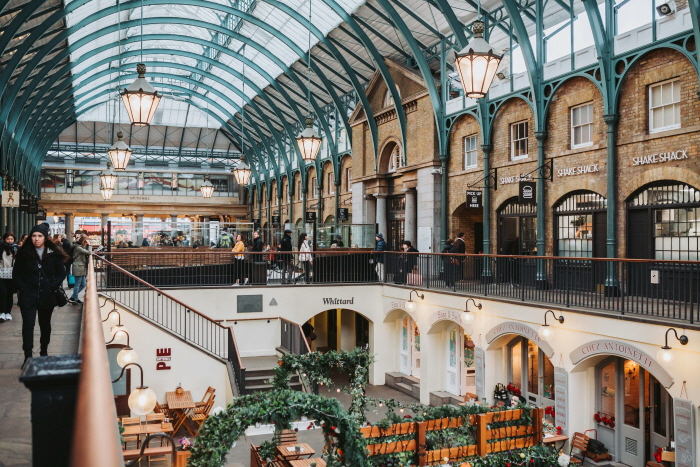 Covent Garden neighborhood in central London