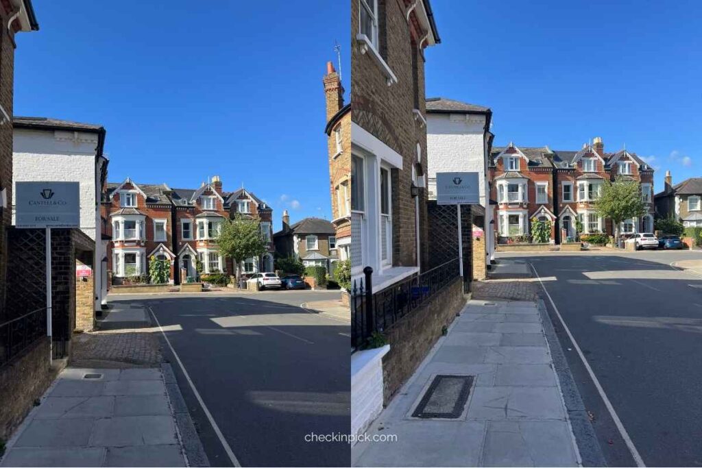 Residential street in Richmond, London