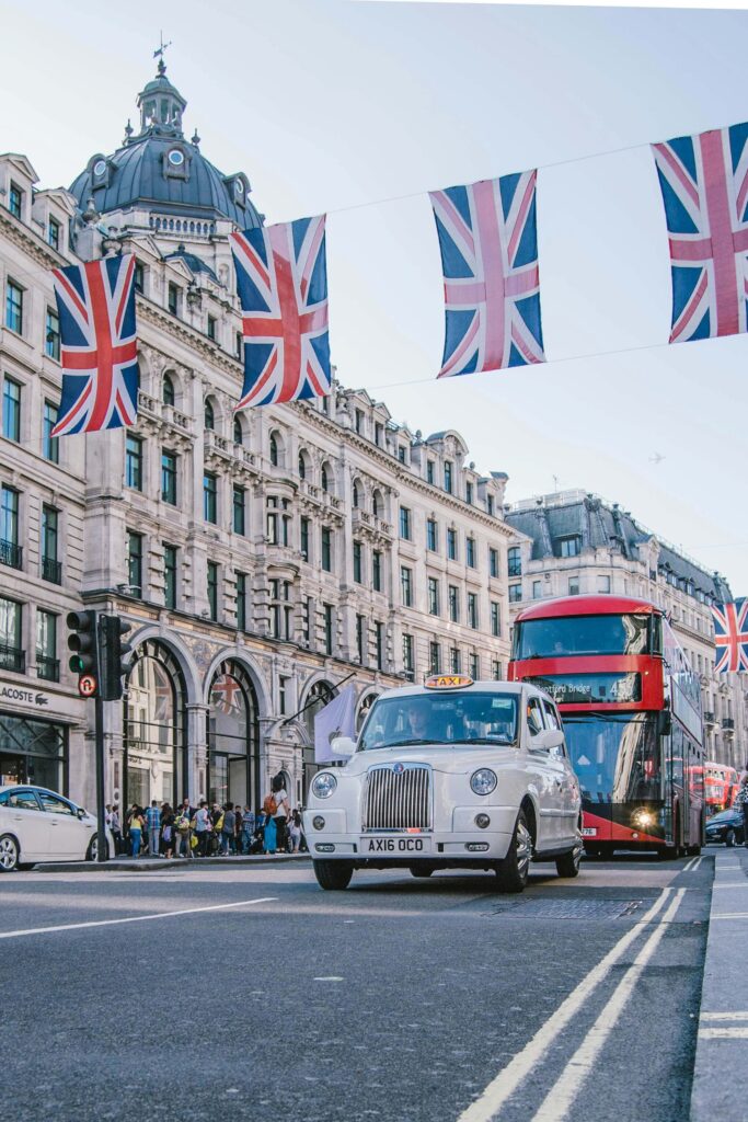 Where to stay in London - UK Flags