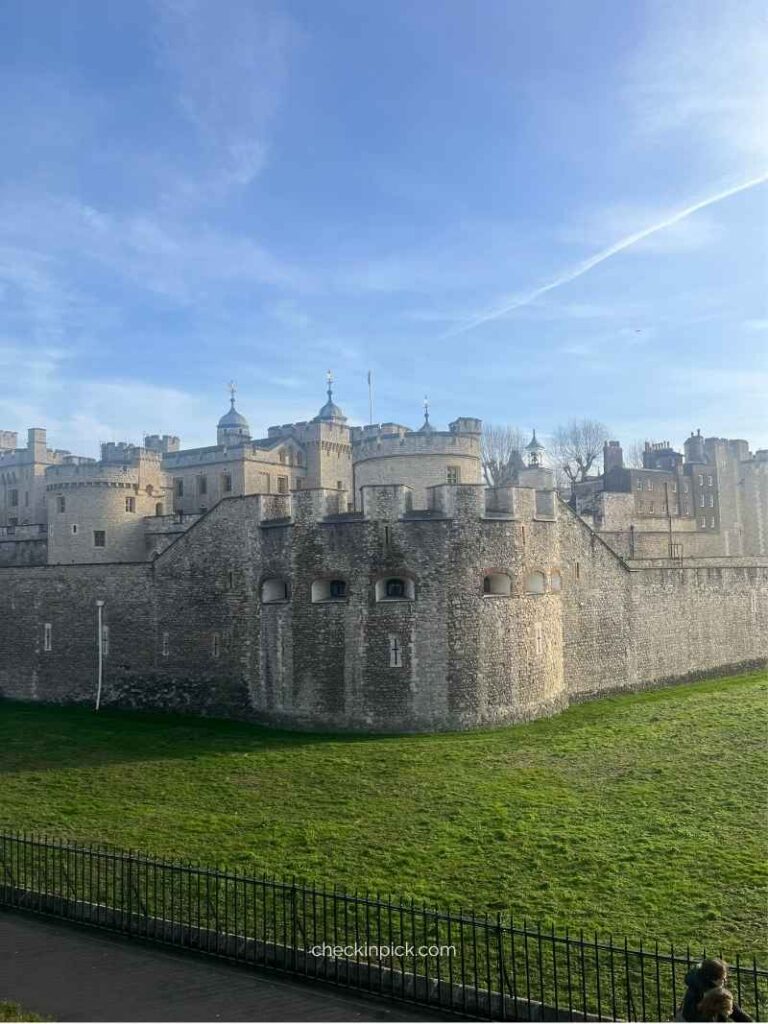 Exterior of the Tower of London, one of London's top historic attractions